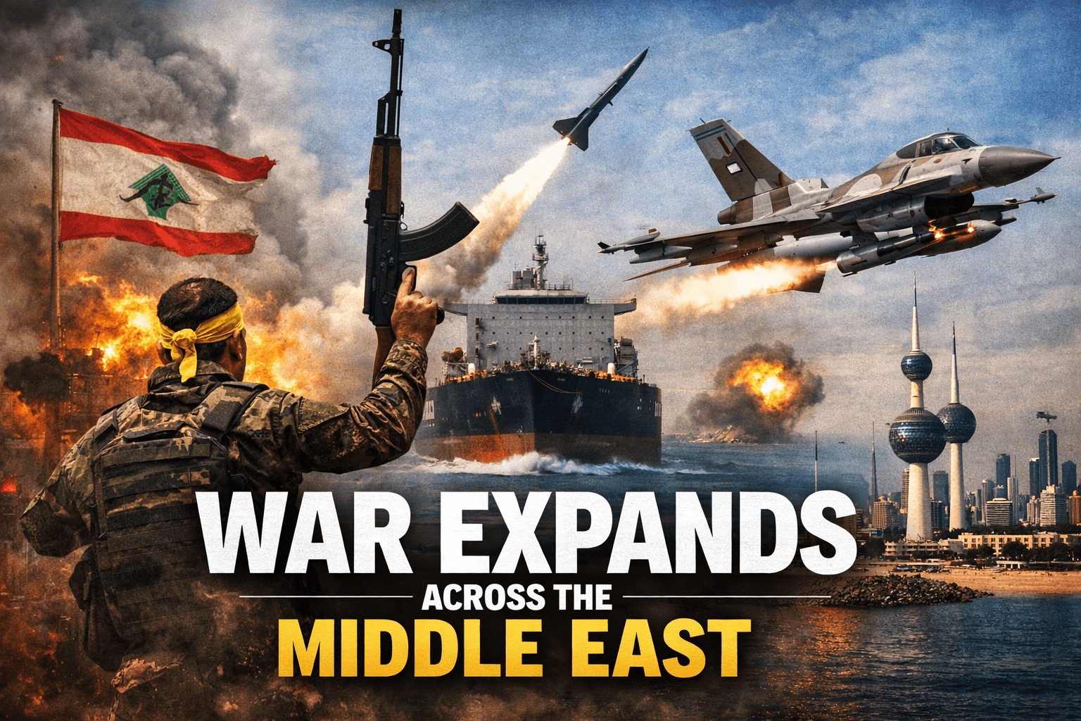 War Expands Across the Middle East as Regional Tensions Escalate